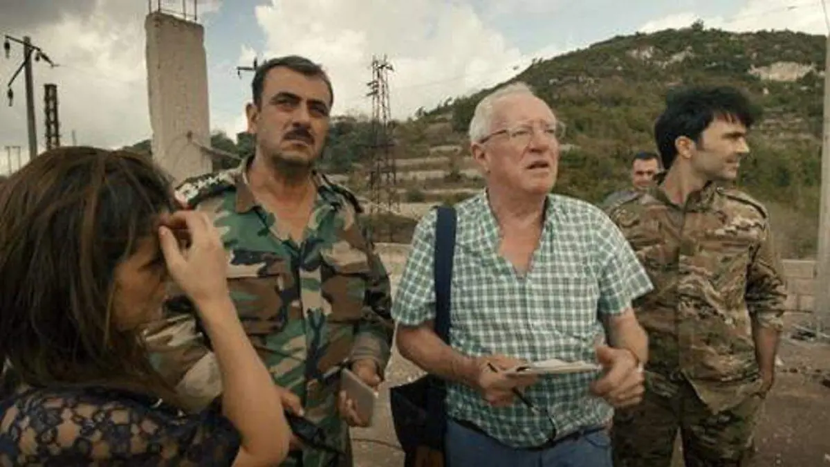 Captura de pantalla de This is not a movie, documental sobre Robert Fisk